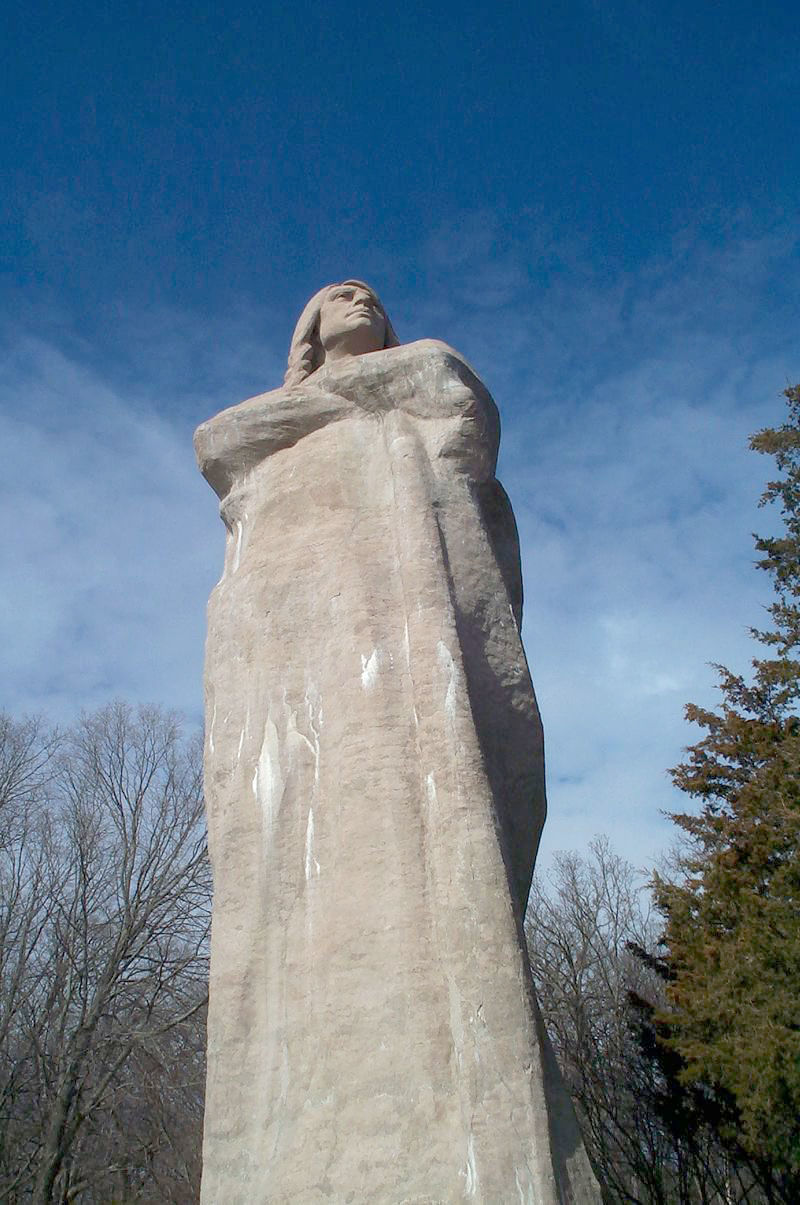 Black Hawk statue